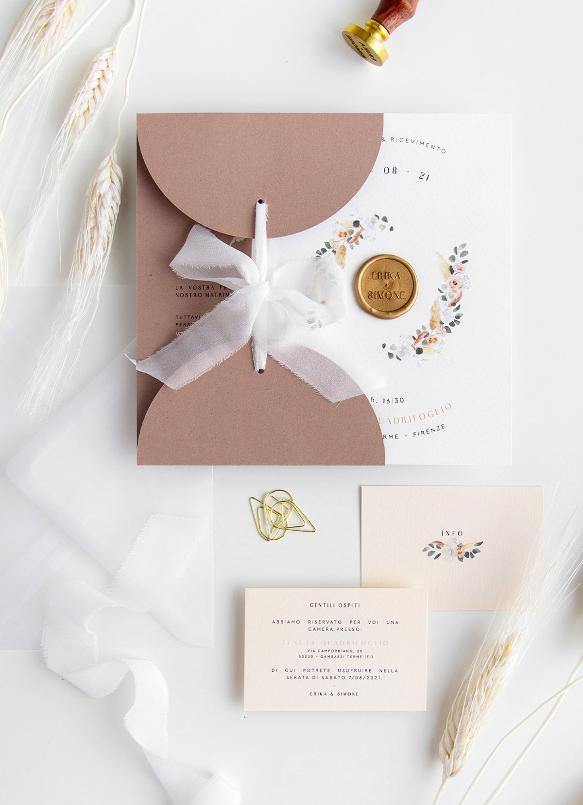 CUSTOM WEDDING STATIONERY